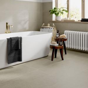 Siena Beige Matt Porcelain Wall & Floor Tile - 600x600mm