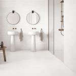 Legend White Matt Porcelain Wall & Floor Tile - 595x595mm